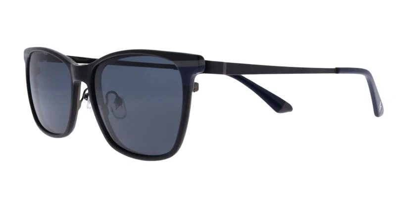 Rama de ochelari GLM 5822 c2 Moonlight, model metalic clip-on, negru și gri