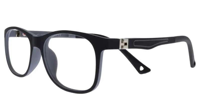 Ramă de ochelari pentru copii AD XS 5781 c3 Success, negru și gri, vedere frontală