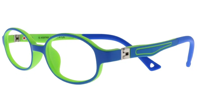 Ramă de ochelari pentru copii E XS 5782 c4 Success, albastru și verde