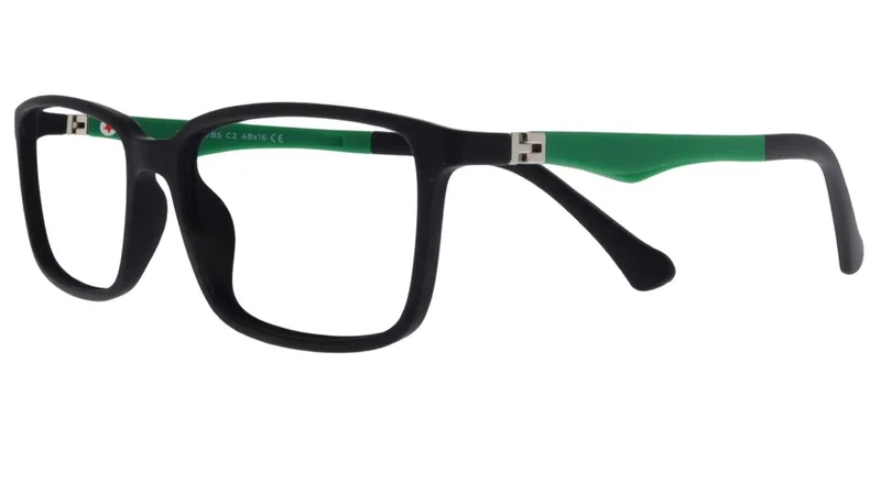Rame de ochelari pentru copii EI XS 5785 c2 Success, negru și verde