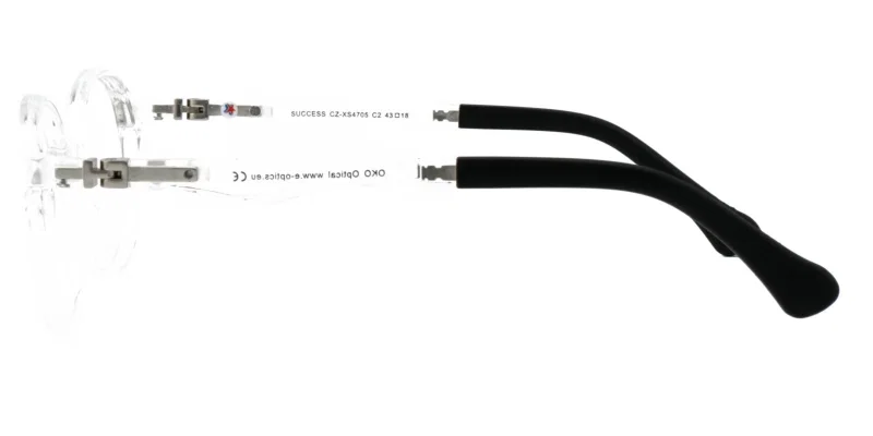 Detaliu lateral rame transparente pentru copii