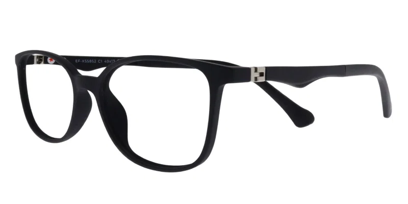 Rame de ochelari pentru copii EF XS 5852 c1 Success, negre, vedere frontală