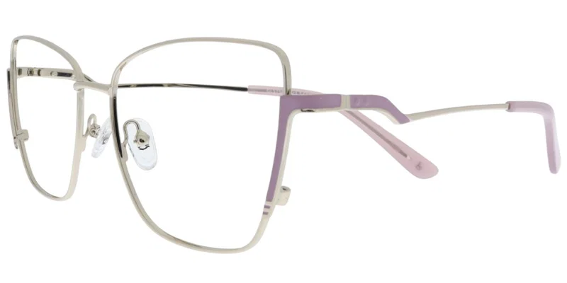 Ramă de ochelari GLST 5645 c1 Sonata, metal, argintiu și violet