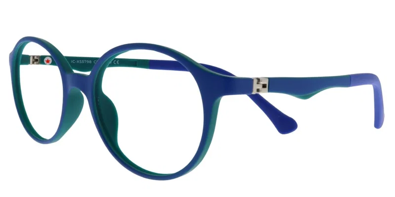 Rame de ochelari pentru copii IC XS 5798 c2 Success, albastru și verde