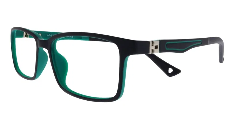 AS XS 5869 c2 Success ramă de ochelari pentru copii, negru și verde