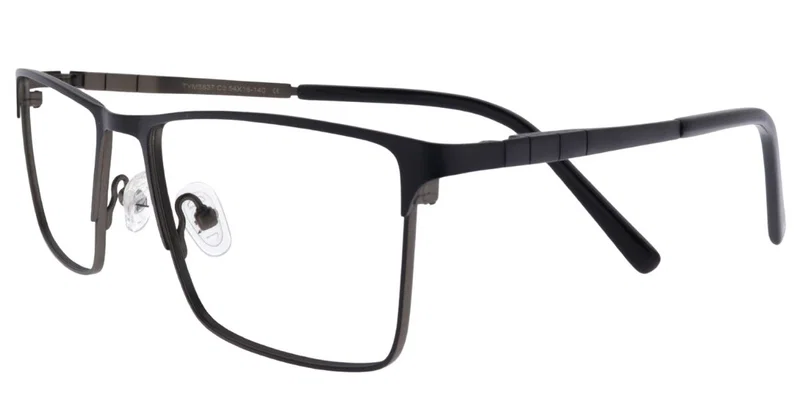Ramă de ochelari TYM 5837 c3 Moonlight negru și gunmetal, vedere frontală