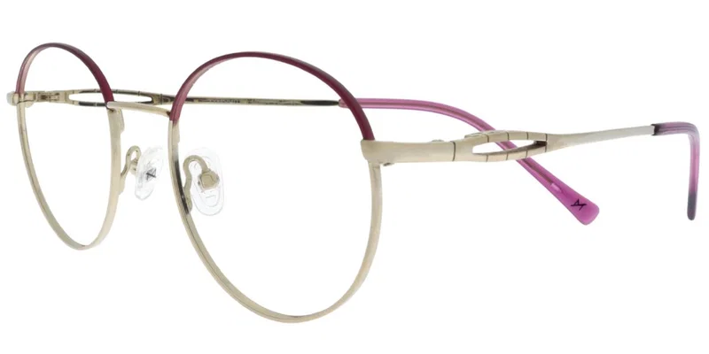Ramă de ochelari pentru femei TYM 5840 c1 Moonlight, argintiu și violet