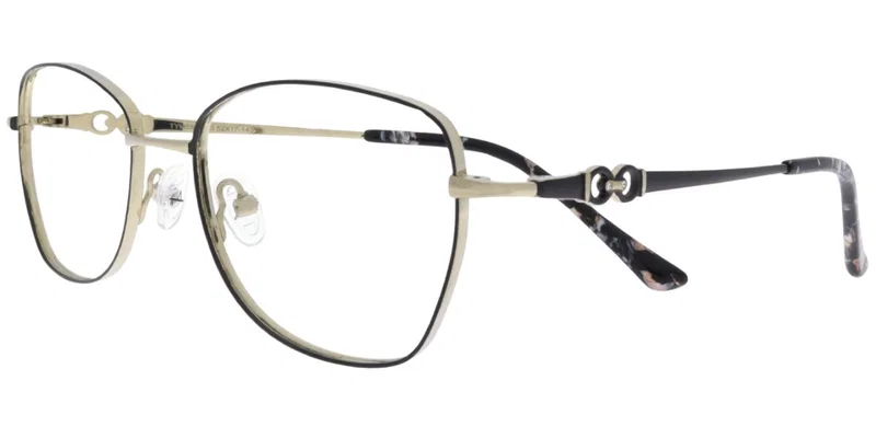 Ramă de ochelari TYM 5841 c3 Moonlight negru și argintiu