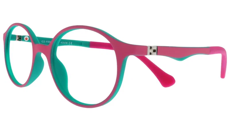Ramă de ochelari copii CZ XS 5863 c7 Success verde și roz