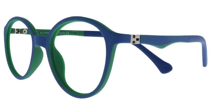 Rame de ochelari pentru copii EJ XS 5864 c4 Success, albastru și verde, vedere frontală