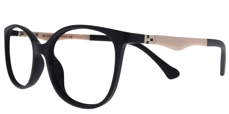 Rame de ochelari copii BT XS 5870 c3 Success bej și negru, vedere frontală