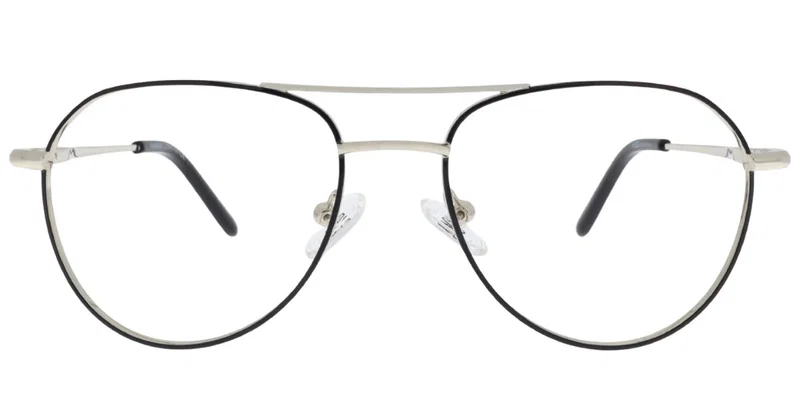 Ramă metalică HB BIS 5853 c2 Success pentru copii, combinație negru și argintiu, vedere laterală