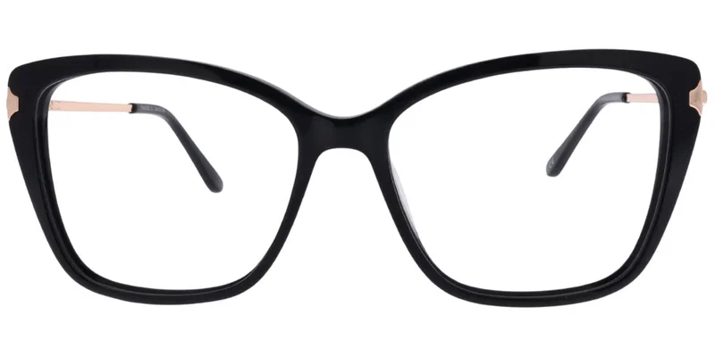 Ramă de ochelari YSM 5269 c1 Moonlight din plastic, negru și auriu, vedere laterală