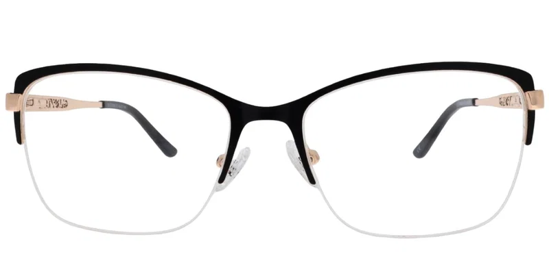 Ramă metalică half-rim CYST 5654 c1 Sonata, model pentru femei