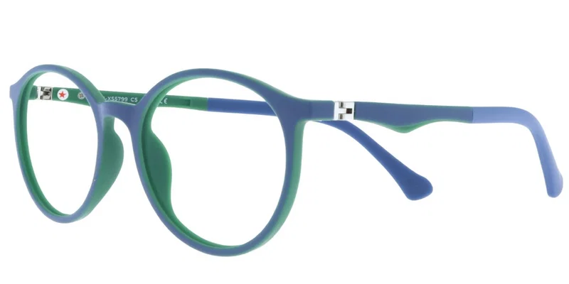 Rame de ochelari copii EG XS 5799 c5 Success verde și bleumarin