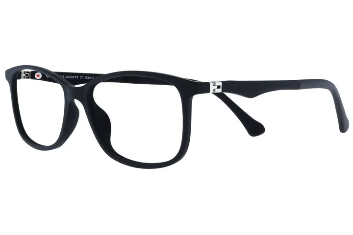 Rame de ochelari pentru copii EZ XS 5875 c1 Success, negre, vedere frontală