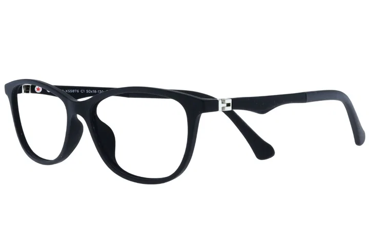 Rame de ochelari pentru copii IJ XS 5876 c1 Success, negre, vedere frontală