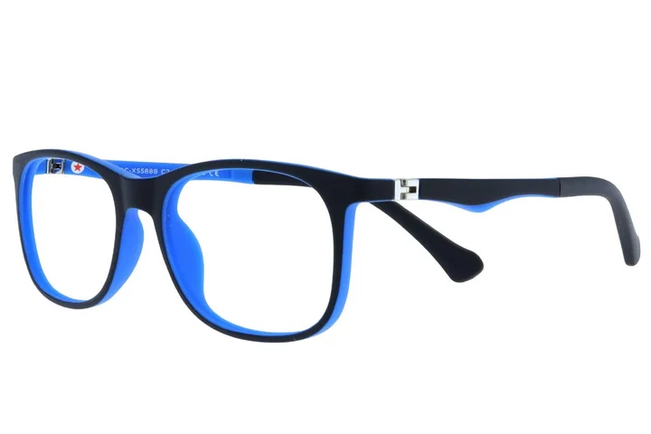 Ochelari pentru copii DC XS 5888 c2 Success negri și albaștri