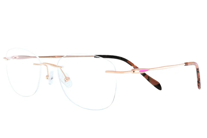 Ramă de ochelari TYM 5272 c2 Moonlight pentru femei, auriu și roz
