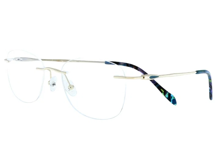 Rama de ochelari TYM 5272 c3 Moonlight pentru femei, auriu și verde