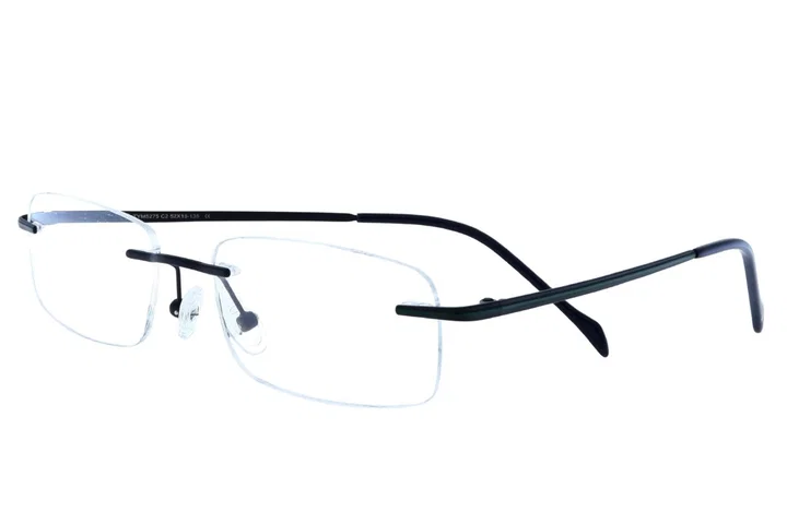 Ramă de ochelari TYM 5275 c2 Moonlight negru și verde, vedere frontală