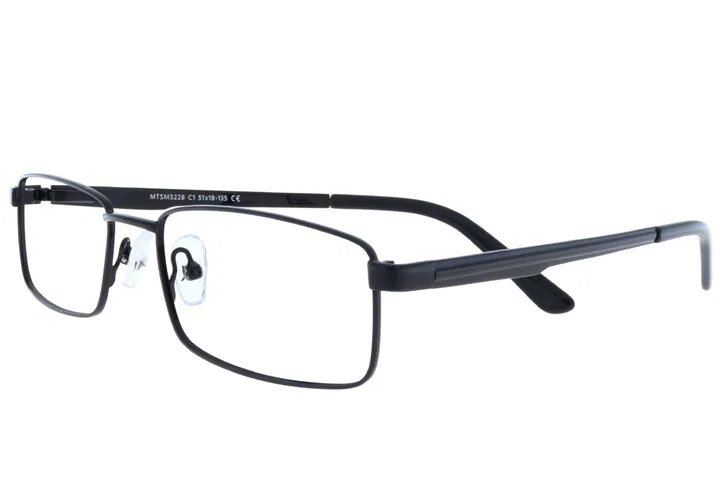 Ramă de ochelari MTSM 5228 c1 Simpleye, metal negru, vedere frontală