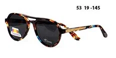 Detaliu ochelari de soare Moonlight din plastic