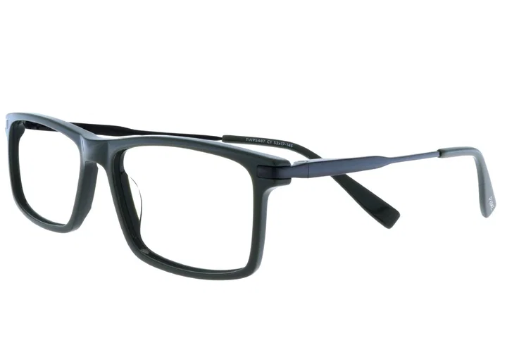 Ramă de ochelari pentru bărbați TWP 5487 c1 Prime, negru și verde
