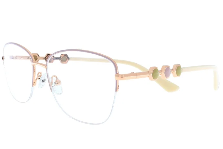 Rame de ochelari TWM 5279 c1 Moonlight metalice, gold și rose, vedere frontală