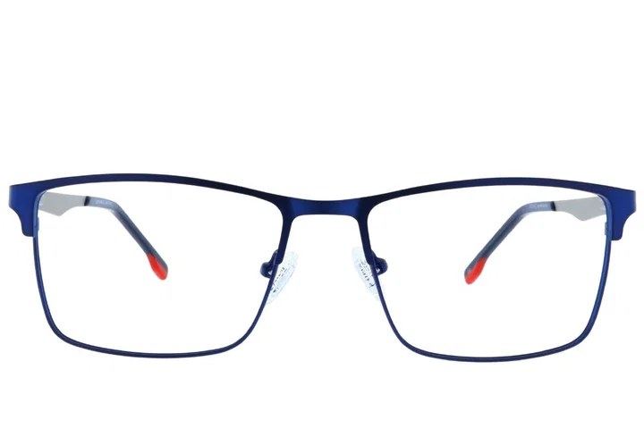 Model TWP 5466 c2 Prime pentru bărbați, ramă completă, navy blue roșu și argintiu