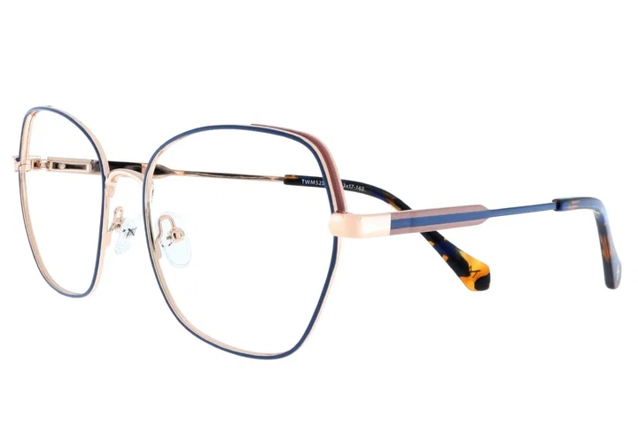 Ramă de ochelari TWM 5250 c3 Moonlight în nuanțe beige, albastru și auriu