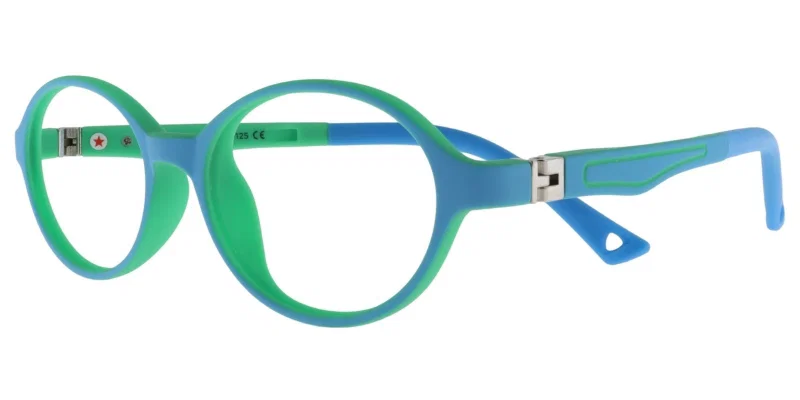 Ramă de ochelari copii C XS 6611 c5 Success albastru-verde, vedere frontală