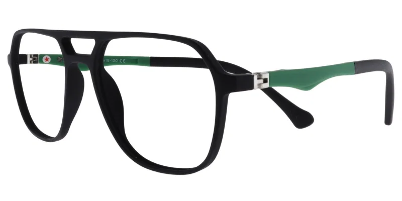 Ramă de ochelari pentru copii IP XS 5590 c4 Success, negru și verde