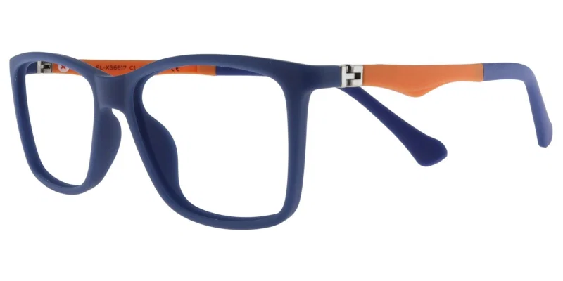 Rame de ochelari pentru copii EL XS 6617 c1 Success, bleumarin și portocaliu