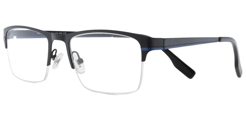 Ramă de ochelari MP 5480 c1 Prime pentru bărbați, metal, negru și albastru