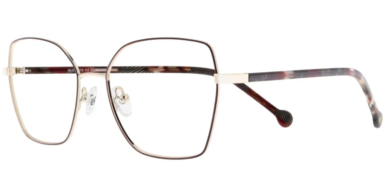 Rama de ochelari GLST 5672 c2 Sonata în culorile claret și auriu
