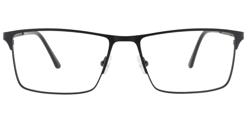 Vedere laterală ramă de ochelari RM 5902 c2 Moonlight, metalică, negru și verde