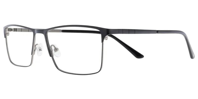 RM 5902 c3 Moonlight, rame metalice full rim în culorile negru și argintiu