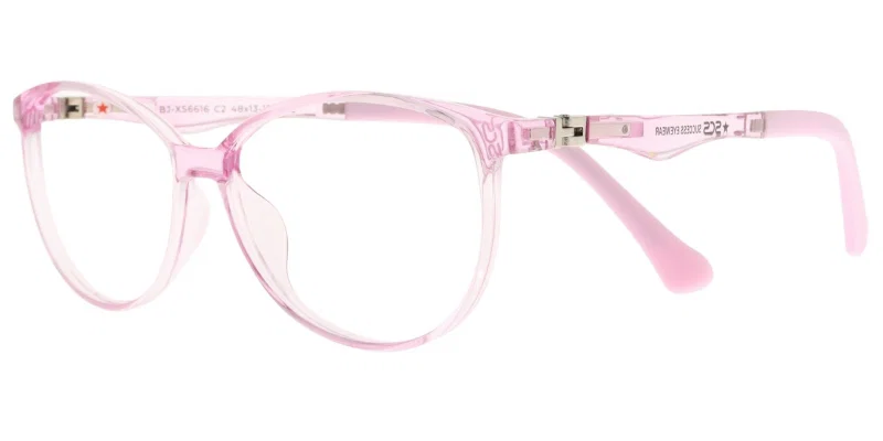 Rame de ochelari pentru copii BJ XS 6616 c2 Success rose și transparent