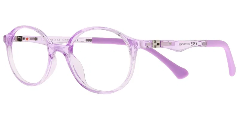 Rame pentru copii CZ XS 6613 c5 Success, transparent și violet, vedere frontală