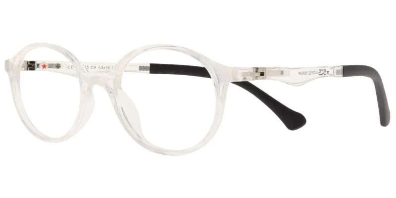 Rama de ochelari pentru copii CZ XS 6613 c9 Success, transparentă, violet și albă