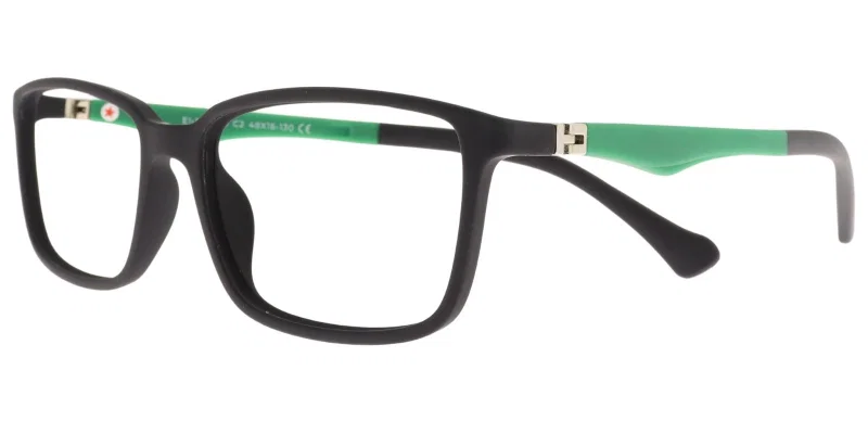 Rama pentru copii EI XS 6630 c2 Success, neagră și verde, vedere frontală