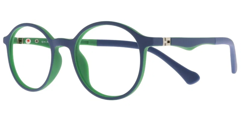 Rame de ochelari pentru copii EH XS 6632 c6 Success, verde și bleumarin