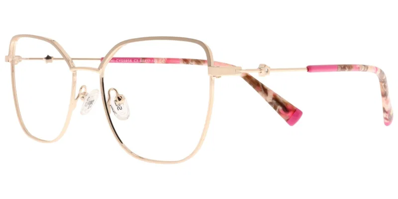 HI CYS 5856 c3 Success ramă metalică pentru copii în culorile beige gold rose