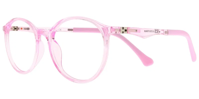 Rame de ochelari pentru copii EG XS 5889 c1 Success, transparent și roz