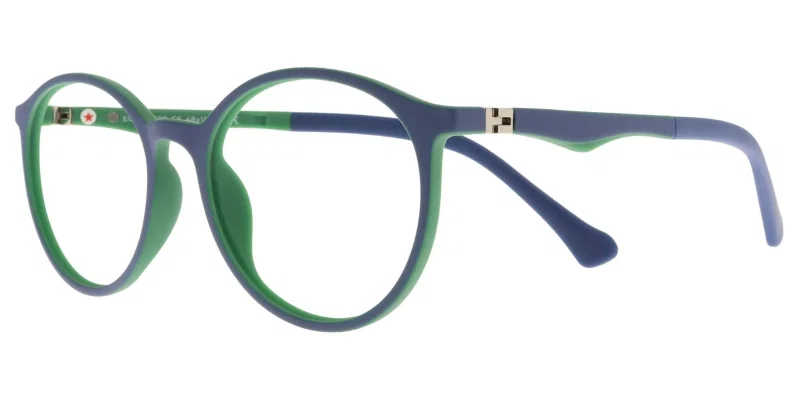 Rame de ochelari pentru copii EG XS 5889 c6 Success verde și bleumarin