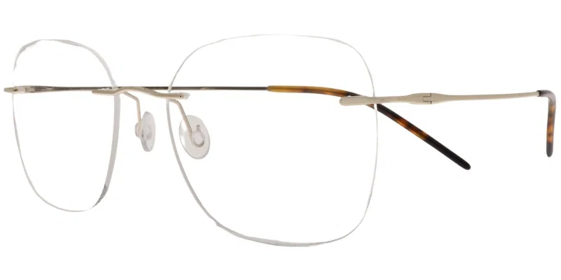 Ramă de ochelari TWM 5284 c1 Moonlight maro și auriu