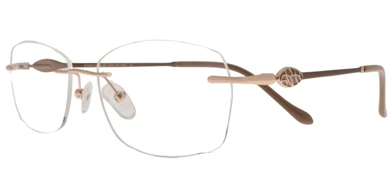Rama de ochelari pentru femei RXM 5268 c1 Moonlight, maro și auriu