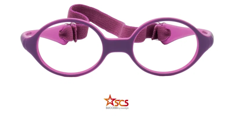 Detaliu ramă ochelari CU XS 3755 c2 în culorile roz și violet