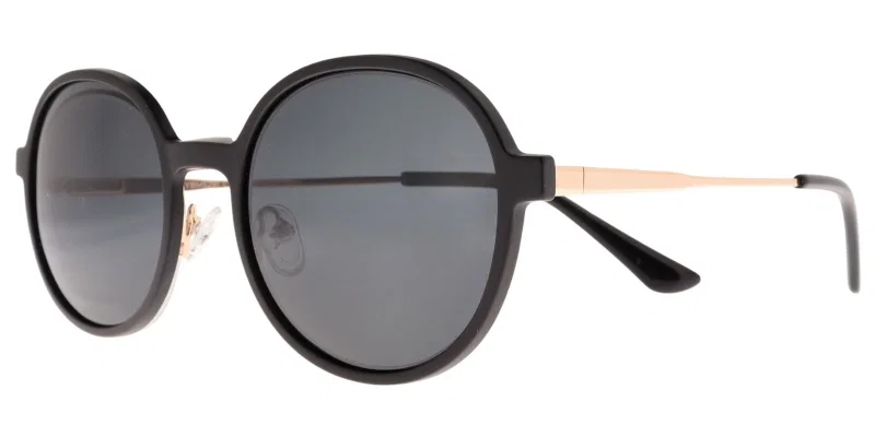 Ramă metalică clip-on YBM 5291 c1 Moonlight, negru și auriu, vedere frontală